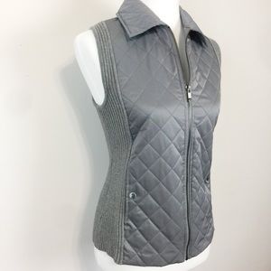 Jones New York Heather Gray Vest | petite Small